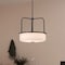 Nuvo Warren - 17 Inch Pendant - Gun Metal with Satin White Glass 60/8037 - alternate 7